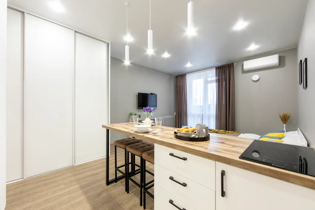 Апартамент у набережной и аквапарка