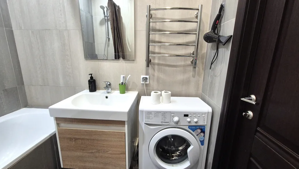 Комфортабельная студия в Новом Пушкино с кондиционером