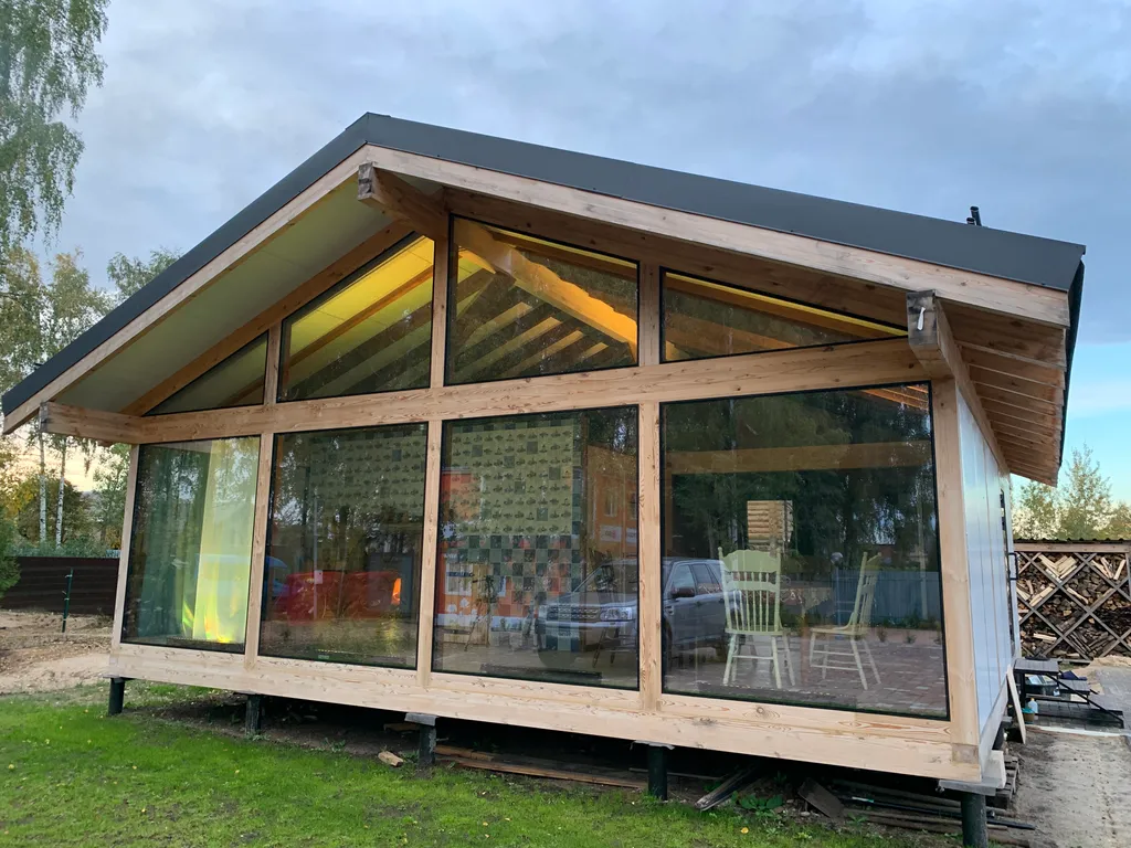 Коттедж Дом с баней в глемпинге Байкал — Павловский Посад