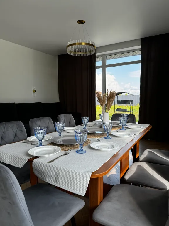 Шикарный новый дом с баней и чаном