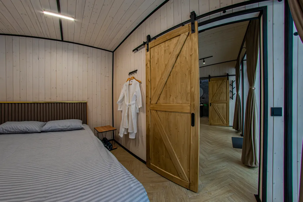 Вилла в Сосновом лесу с чаном и баней