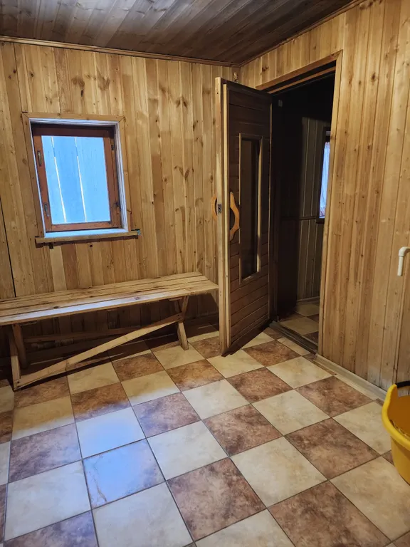 Двухэтажный дом с баней