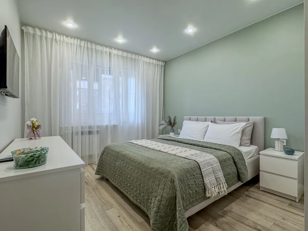 Квартира в центре - удобные кровати и рабочие зоны