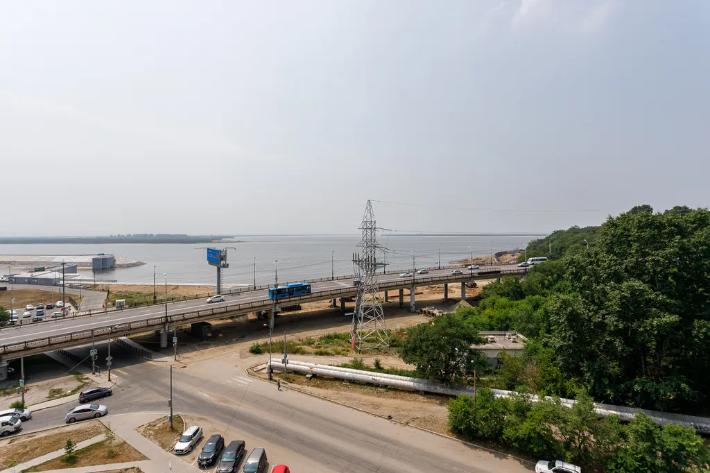 Видовая студия Нежность на Броско с потрясающим видом на Амур