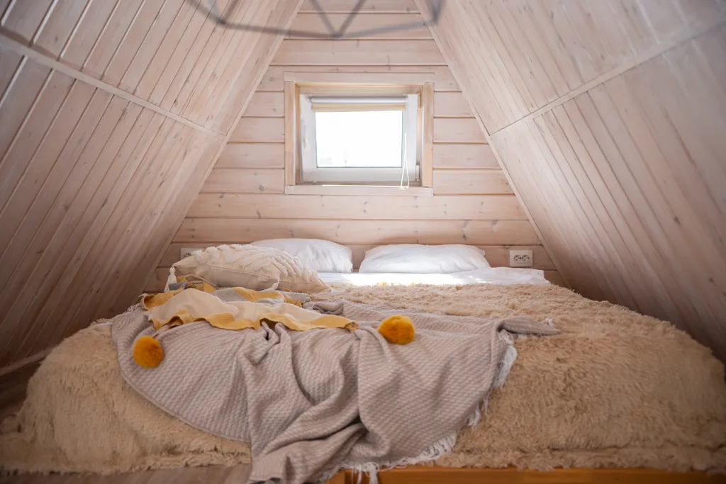 Сказочный дом для отдыха с панорамной банькой на дровах Hygge House