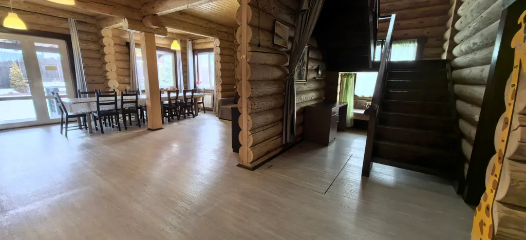 Срубовой коттедж на берегу Волги