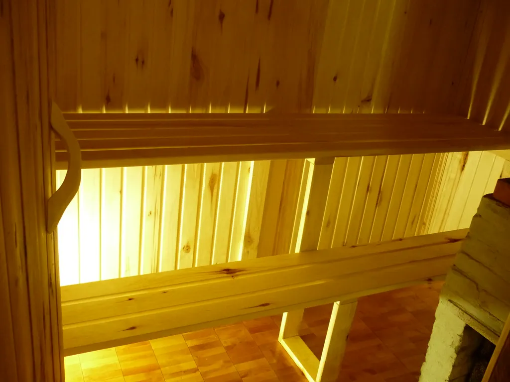 Дом на берегу с баней и лодкой