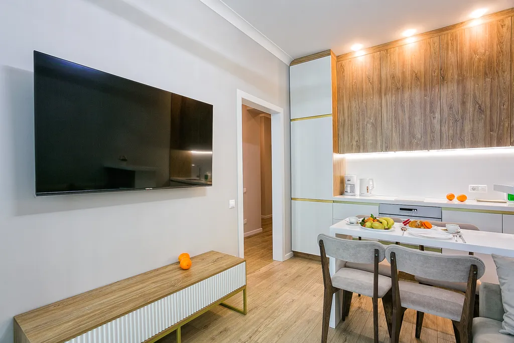 Квартира с двумя террасами с видом на море свой пляж и бассейн