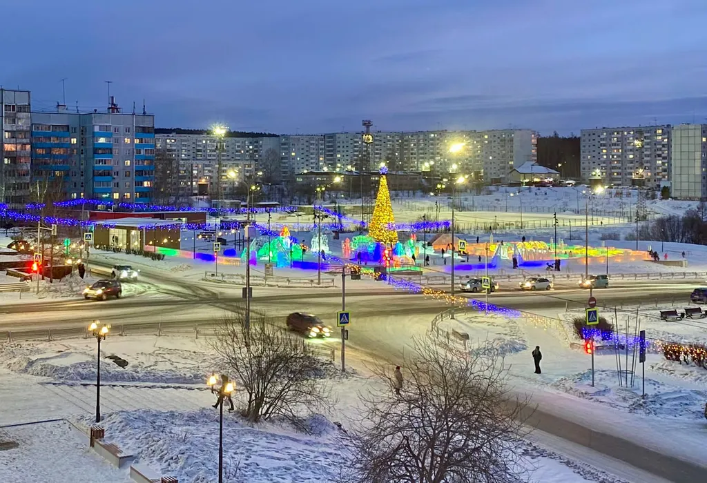 Комфортная двухкомнатная квартира с красивым видом в центре нового города