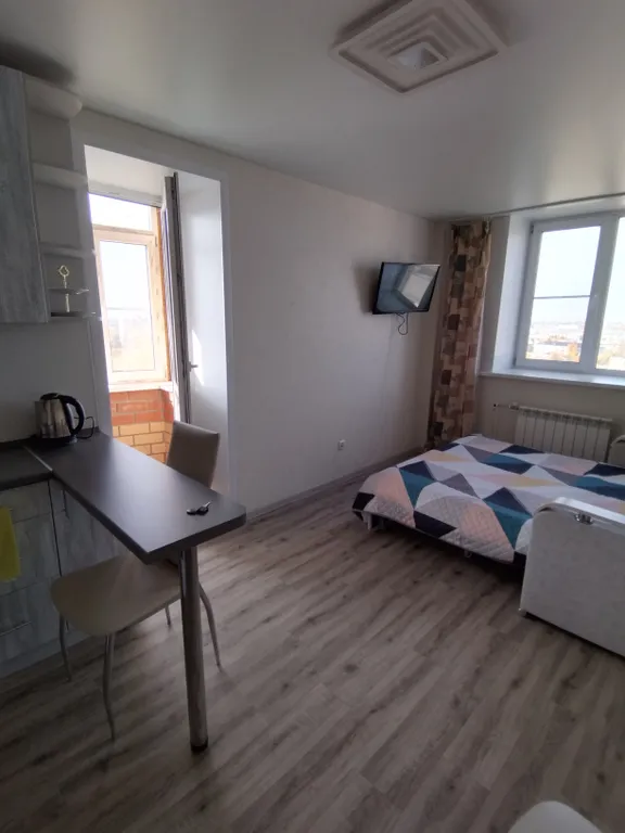 Уютная студия на Ленина 195а, с красивым видом из окна