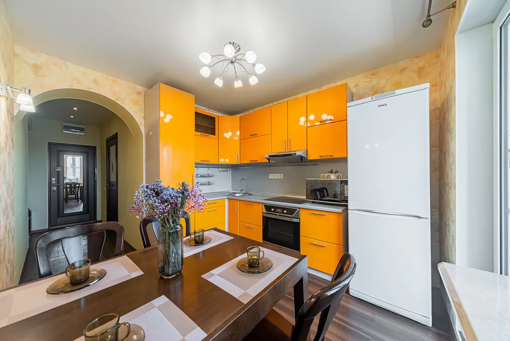 Просторная квартира с отдельной кухней