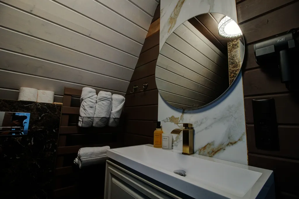 Aframe lux black (Дом на берегу Рыбинского водохранилища)