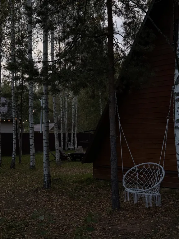 Дом А-фрейм на Рыбинском море