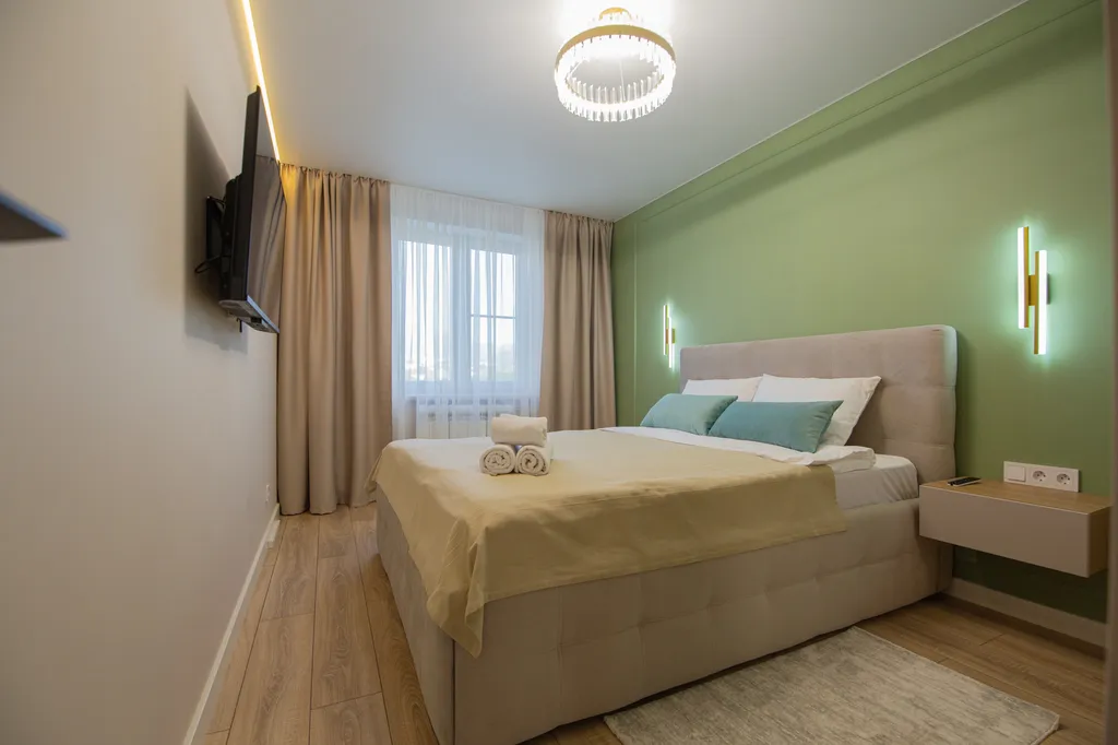 Стильная квартира с видом на горы