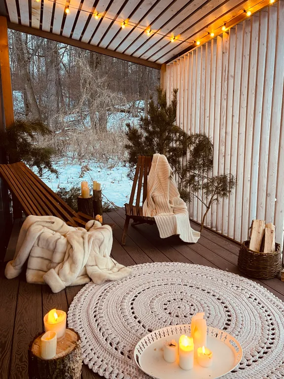 Мини домик на Оке