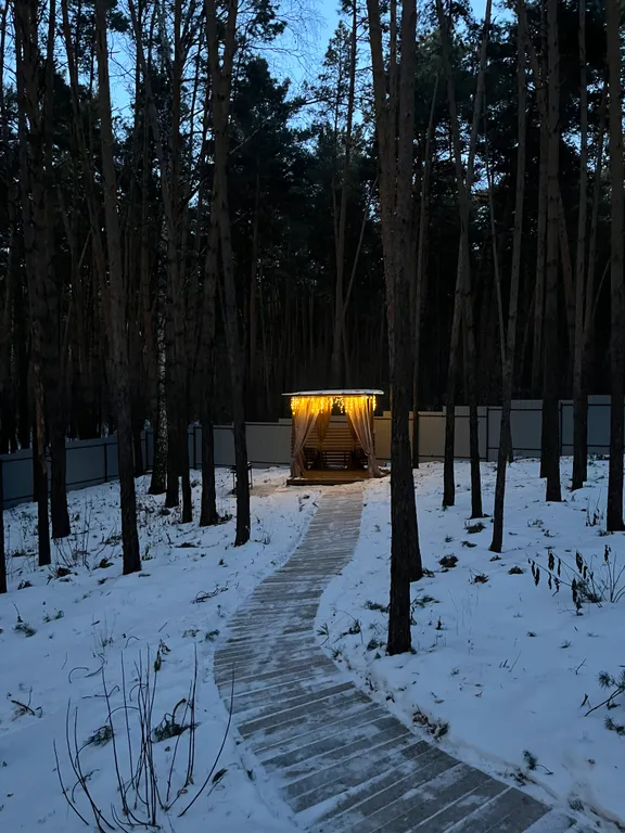 Дом отдыха Чернаков с видом на лес