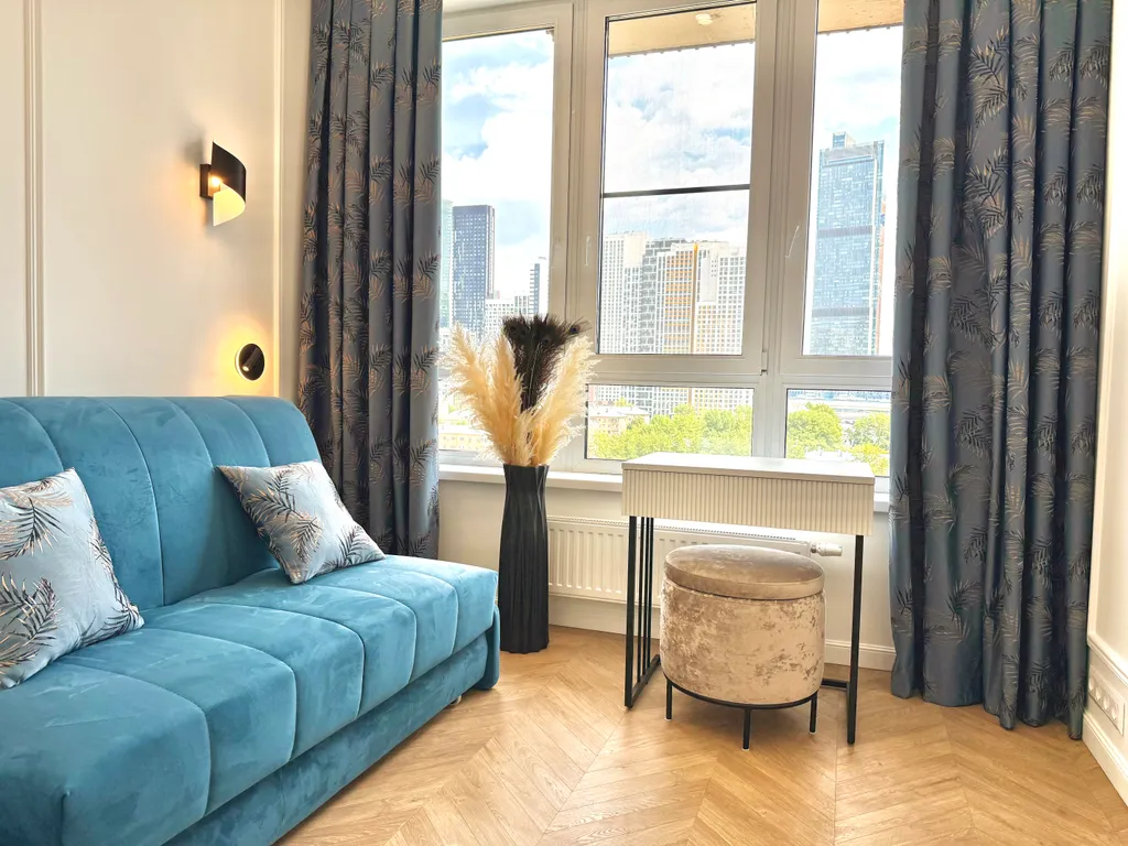 Квартира Квартира Роскошный дизайнерский 2-х комнатный люкс с видом реку и Москва-сити — Москва