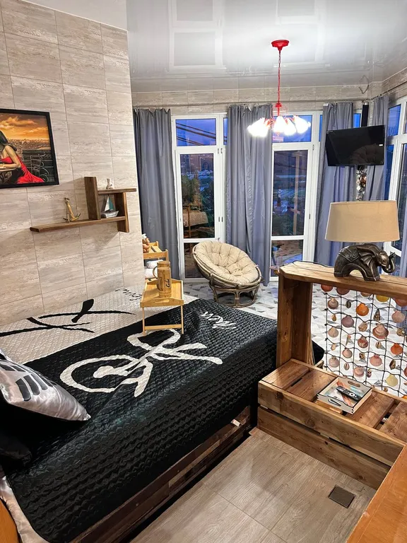 Номер с отдельным входом с сауной