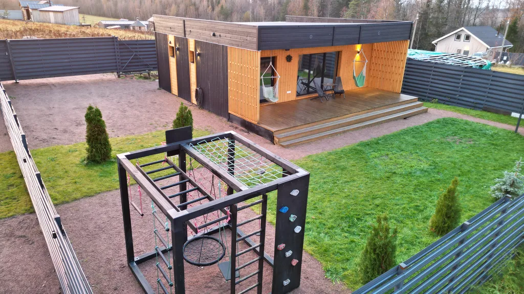 Коттедж с сауной на горке — аренда посуточно в Сосново