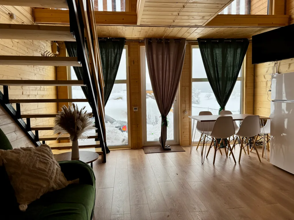 Барнхаус шикарным видом на горы