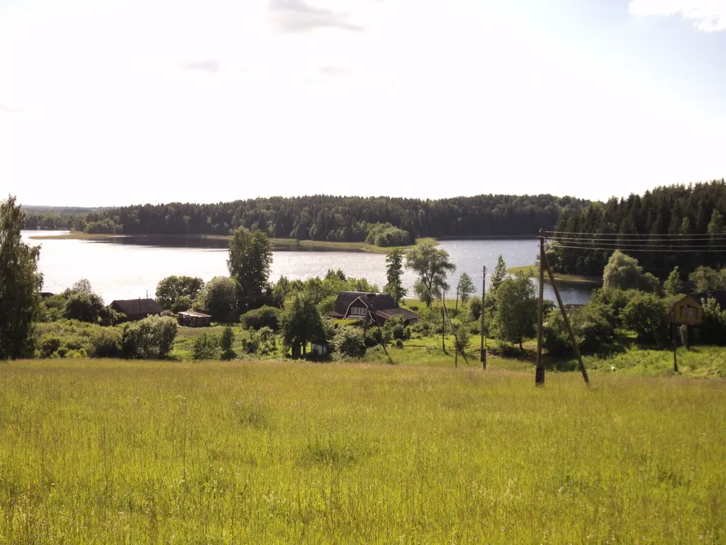 Дом усадьбы Александровские Горы на берегу озера Кривое