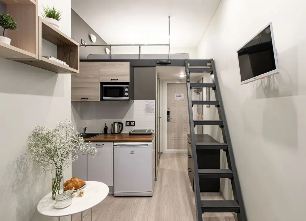 Квартира Квартира Двухъярусная студия на Васильевском острове — Санкт-Петербург