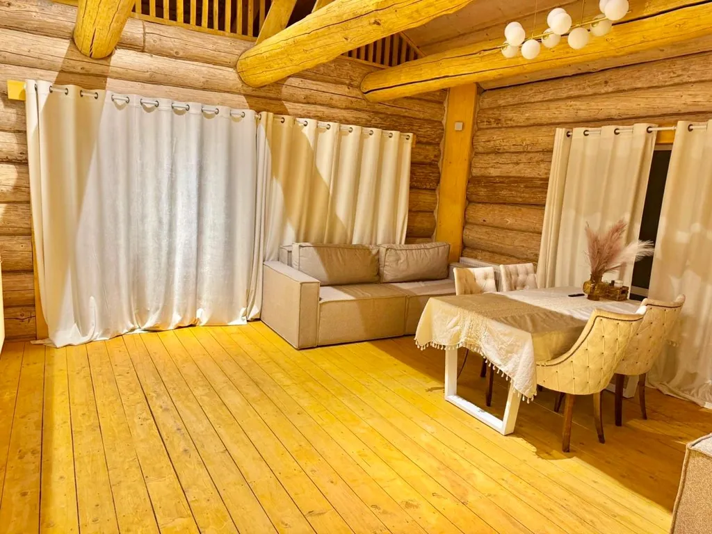 Коттедж Коттедж Шале из сухого бревна — Красное Село