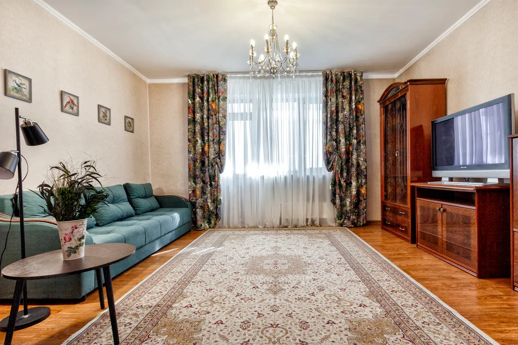 Шикарный вид на горы в самом центре города