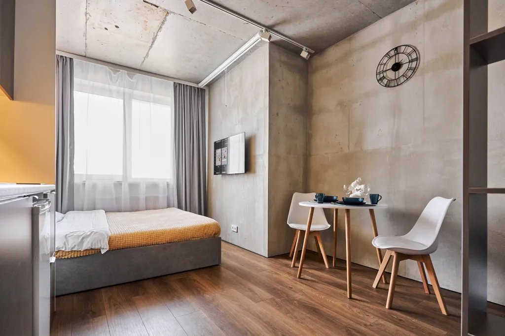 Уютная студия, в стиле лофт