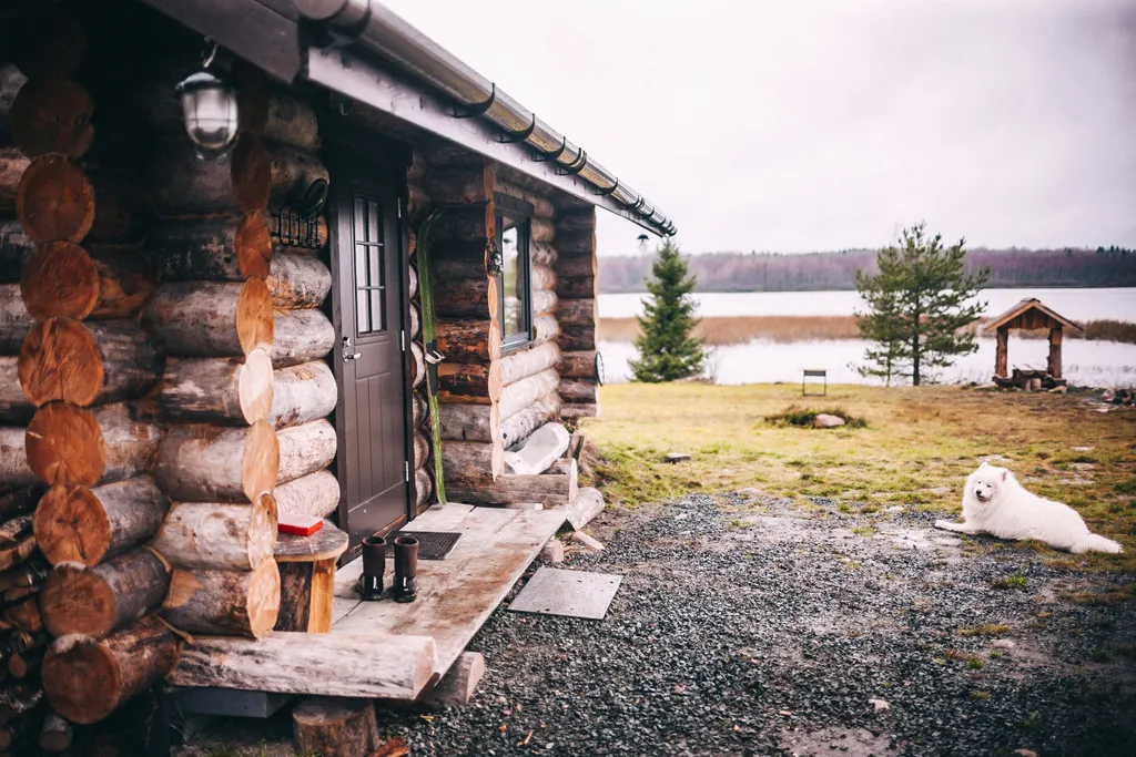 Эко-дом с роскошными видами на берегу озера