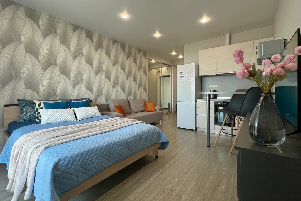 Квартира Студия в ЖК Семья в аэропорту — аренда посуточно в Иркутск