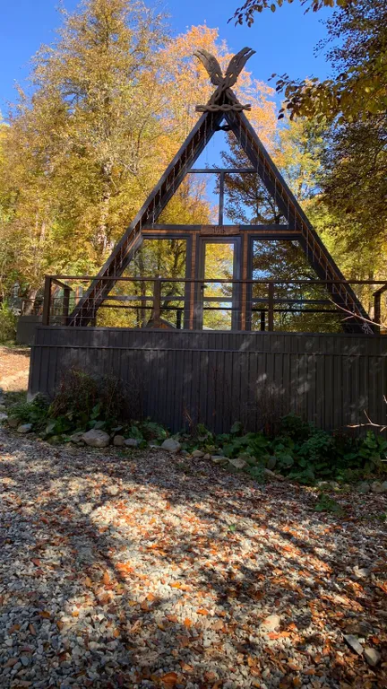 Коттедж Дом в живописном лесу (а-фрейм) — Архыз