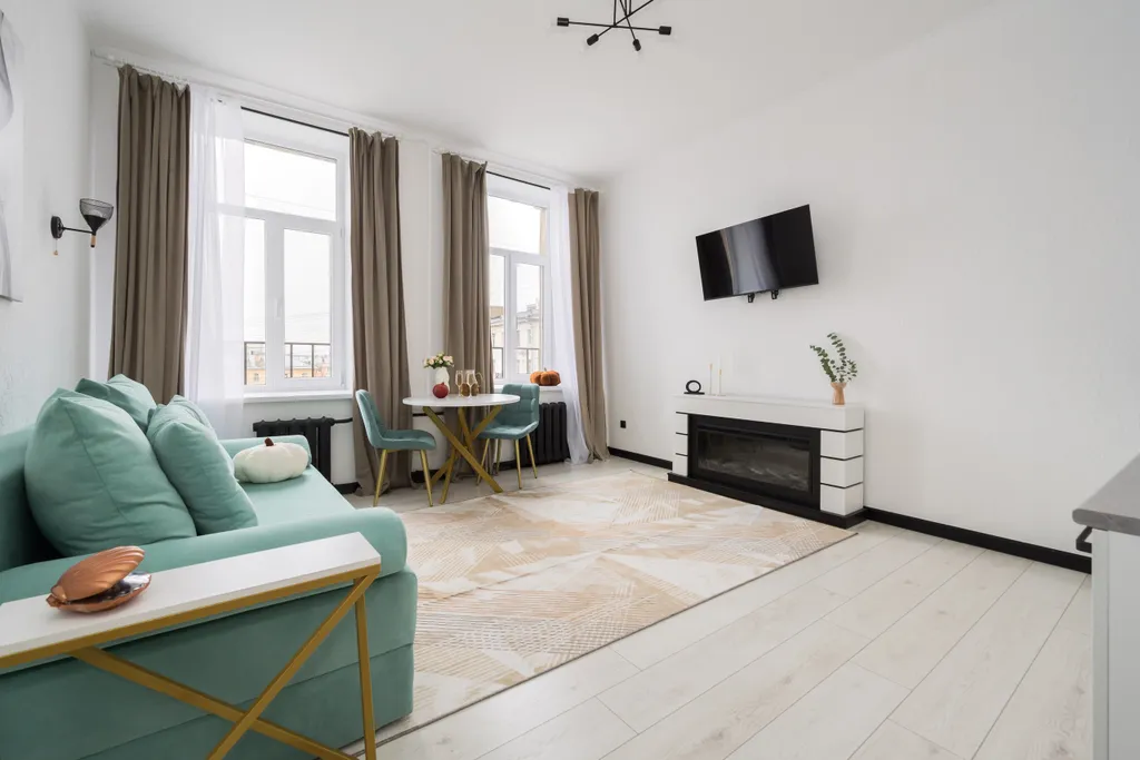 Квартира Teplo apartments студия с камином — аренда посуточно в Санкт-Петербург