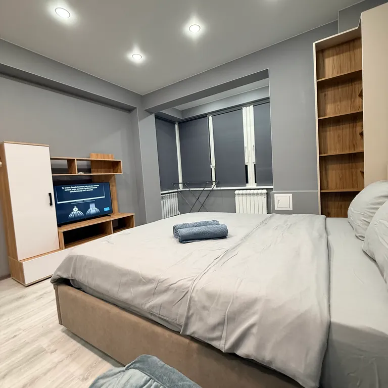 Уютная студия с видом на сопки