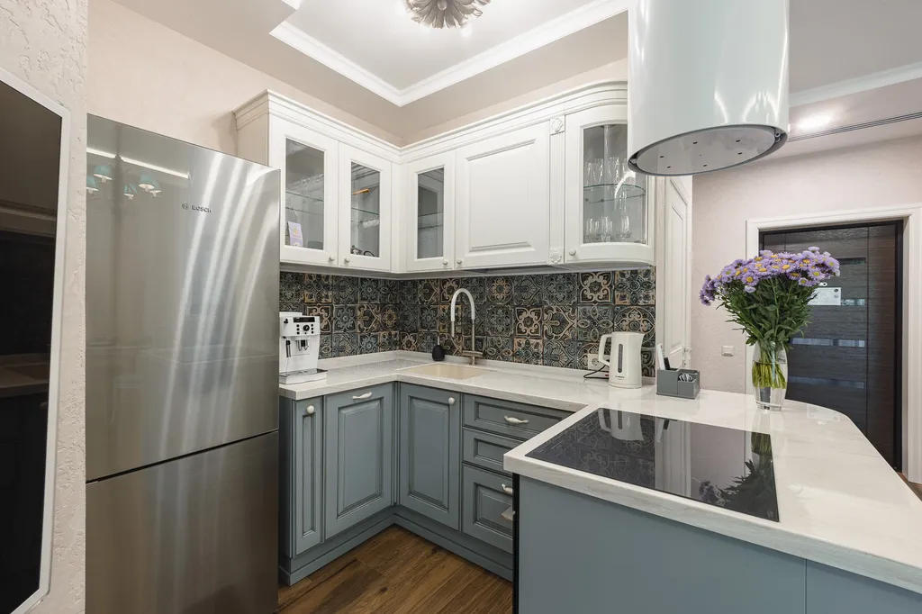 Уютная двухкомнатная квартира с прекрасным ремонтом и большим балконом