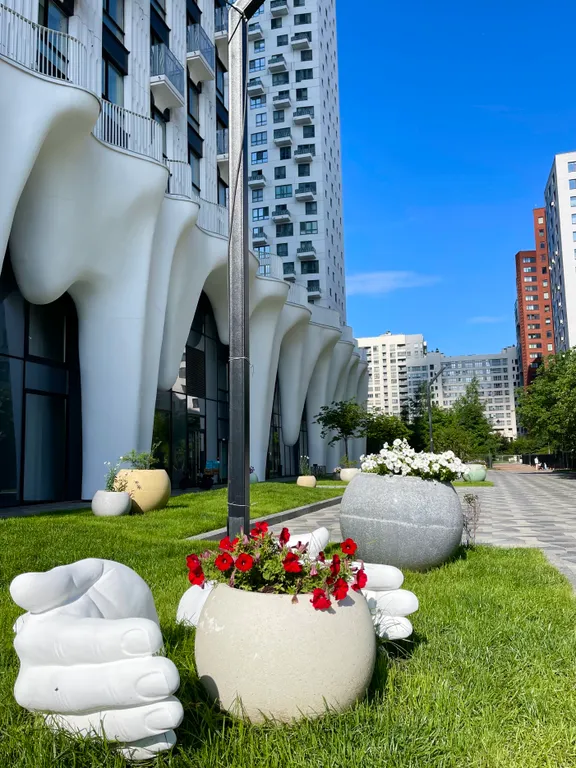 Квартира Видовая квартира-студия у метро в ЖК Wellton Towers — Москва