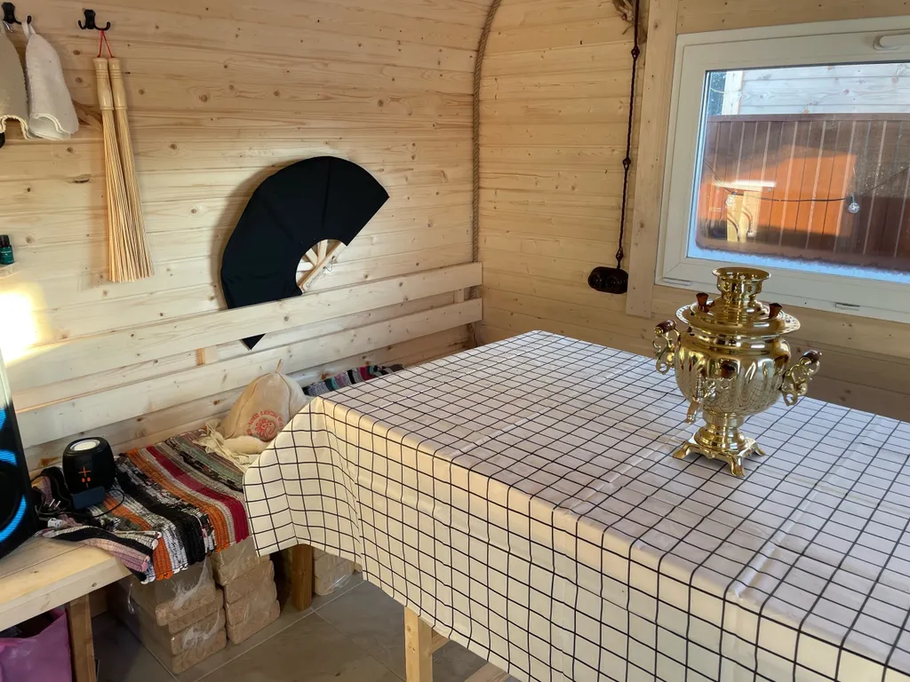 Коттедж Дом с баней и сибирским чаном — Васькино