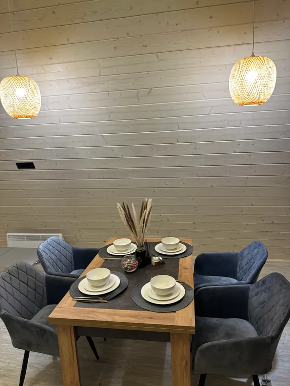 Коттедж Домик Aframe Forest с баней и сибирским чаном — Москва