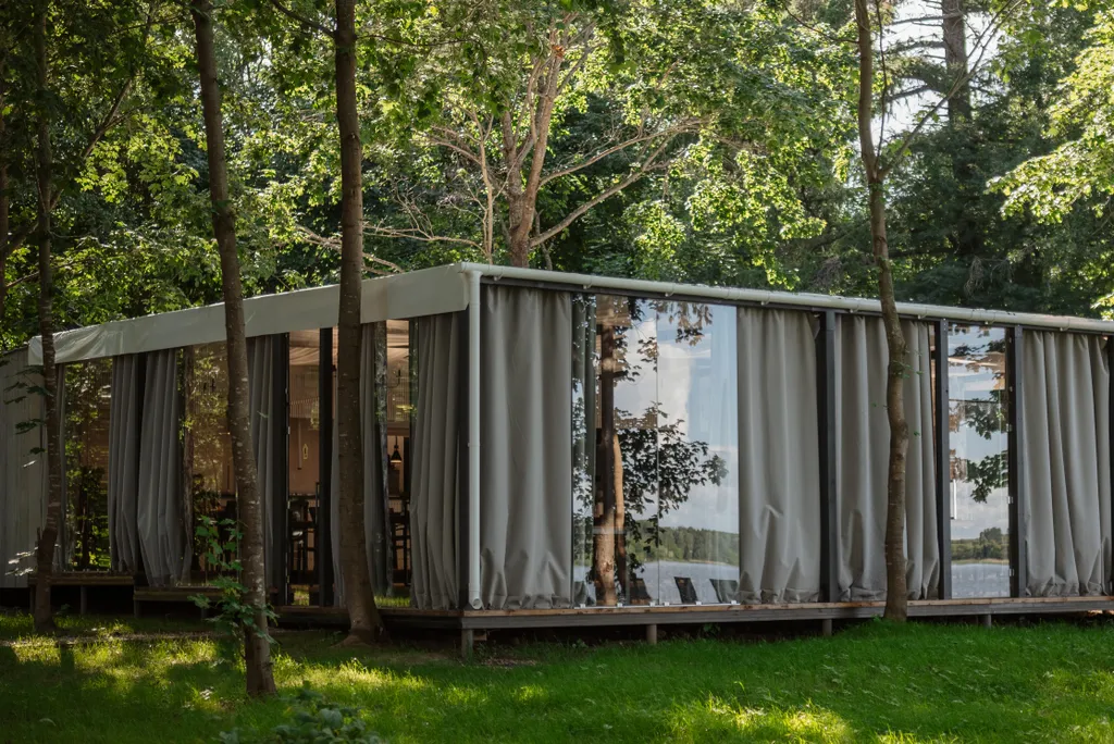 Дом-Куб на берегу Истры до 4-х человек