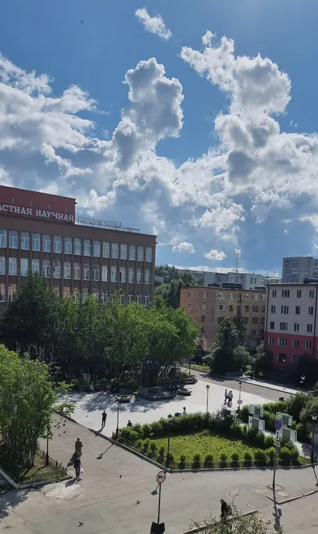 Квартира с видом на библиотеку