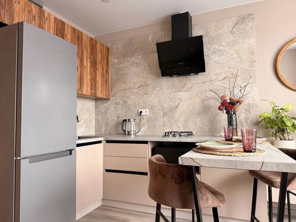 Стильная дизайнерская однушка в новом спальном районе