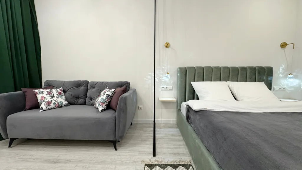 Уютная квартира в центре города, 2 кровати