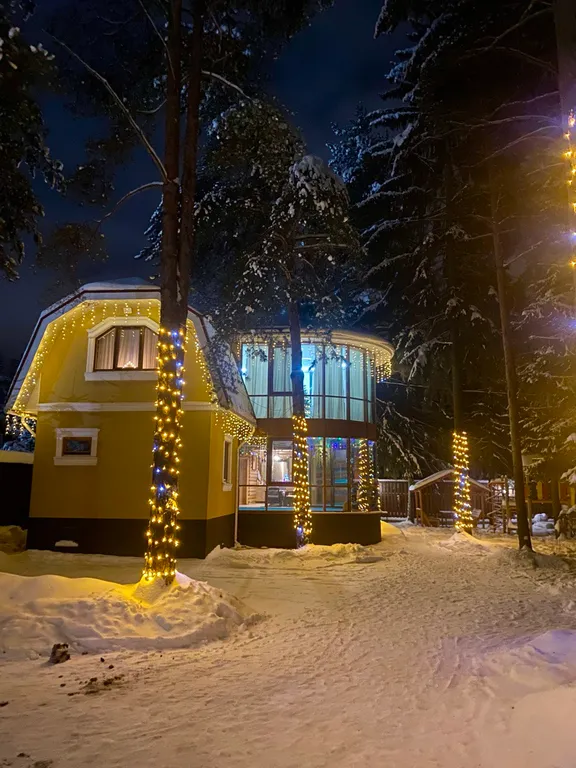 Коттедж с теплым бассейном и баней на дровах