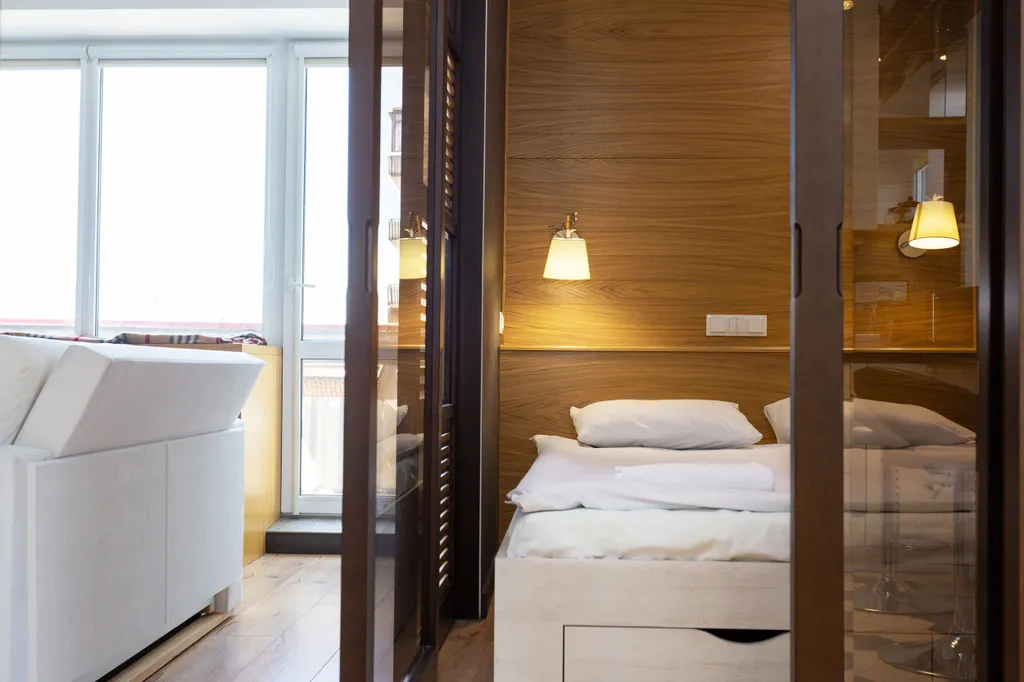 Современный апартамент с балконом рядом с метро Фрунзенская