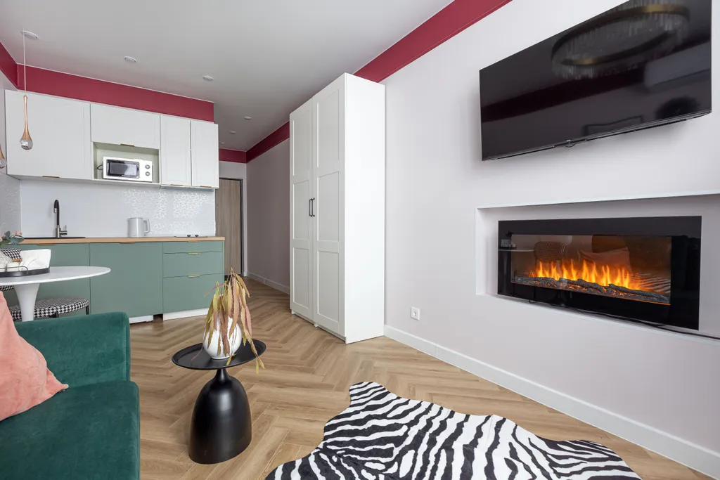 Андреевская студия с камином