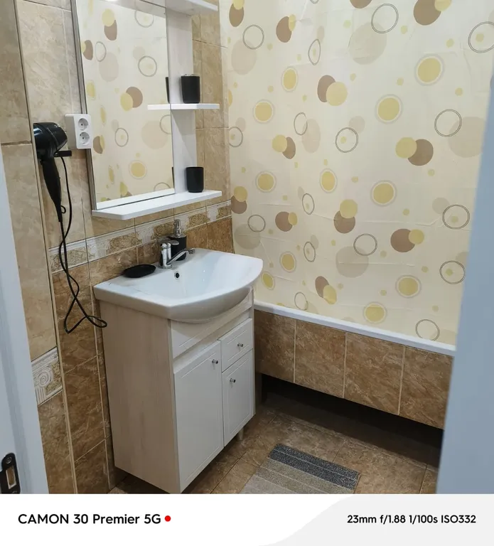 Квартира Однокомнатная светлая квартира в пешей доступности от моря — Махачкала