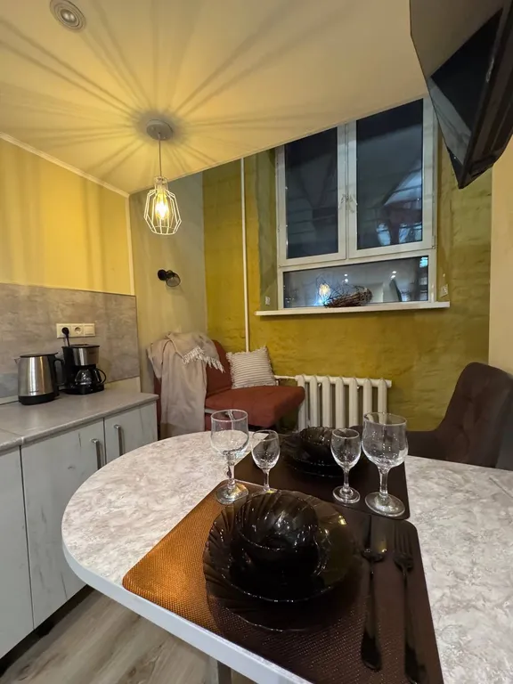 Квартира Квартира Уютная Golden Studio в 8 минутах на метро от самого центра города — Москва