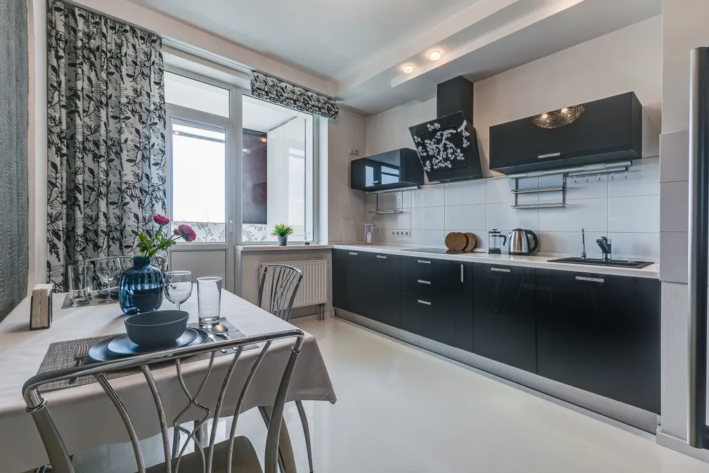 Просторная квартира у Финского залива с видом на стадион Газпром Арена