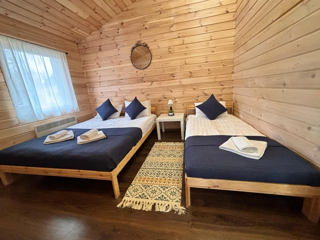 Коттедж Ладожские дюны, комфортный дом с панорамными окнами до 7-ми гостей — Ларионово