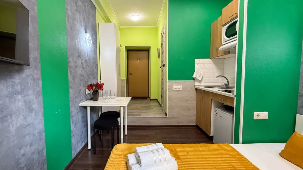 Квартира Квартира Уютная студия у метро Варшавская, Каширская — Москва